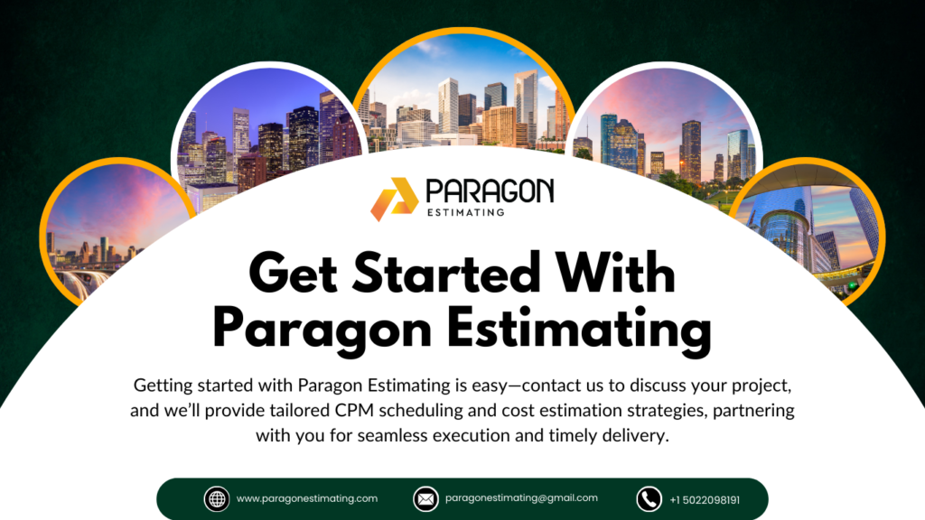 "Get Started with Paragon for CPM Scheduling, showcasing project management tools and timelines for effective scheduling and planning."







