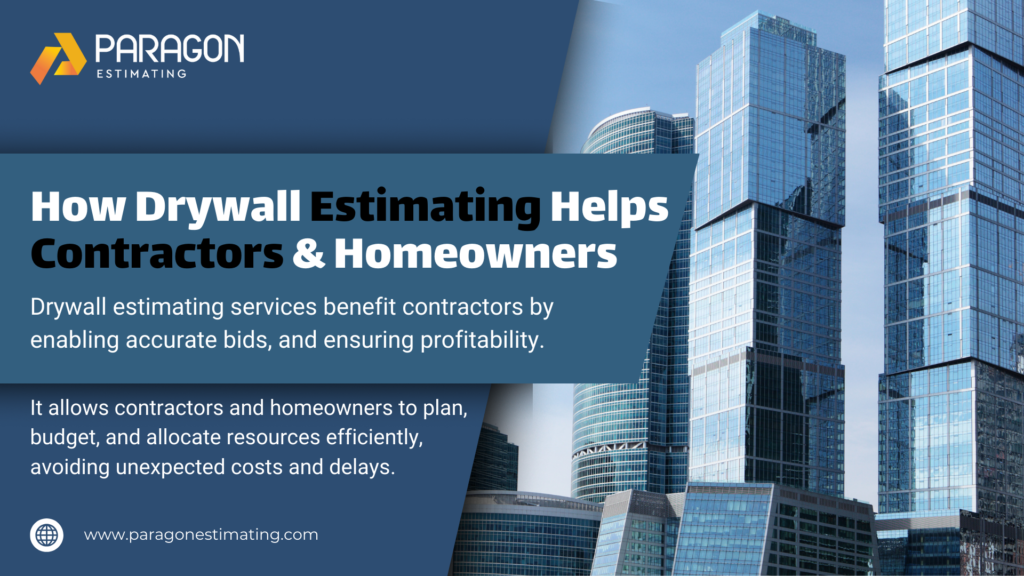 Drywall estimating services provide fast, accurate cost calculations that help you stay on budget, reduce waste, and ensure efficient project completion.