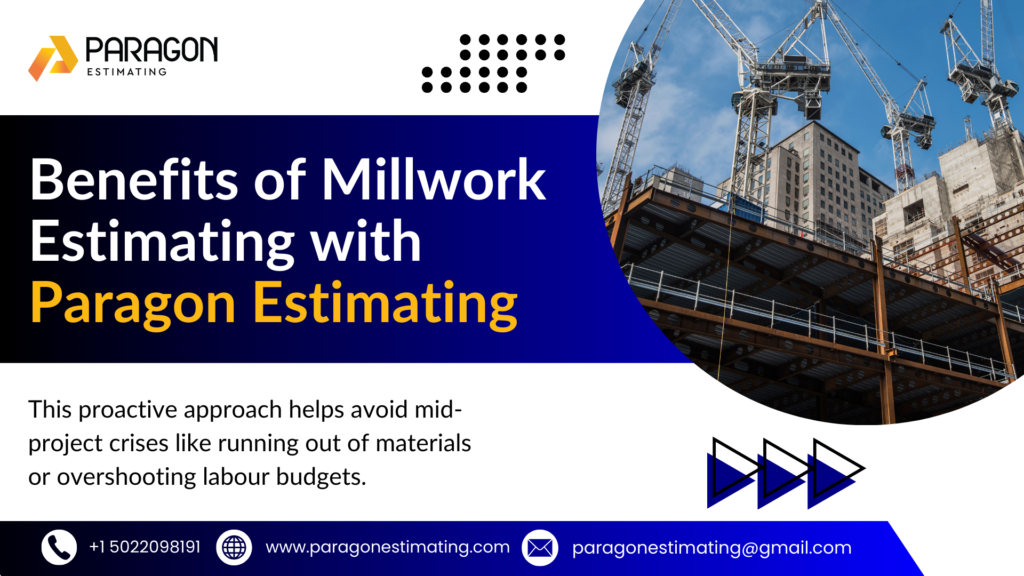 Tailored millwork estimating services by Paragon Estimating