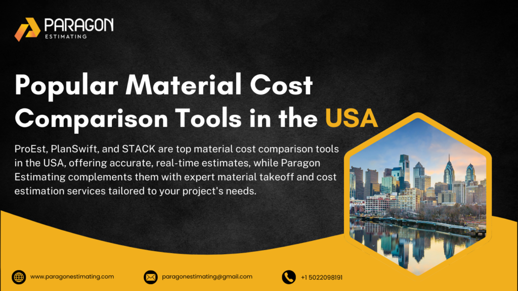 "Interactive Material Cost Comparison Tool for estimating and comparing costs of building supplies."