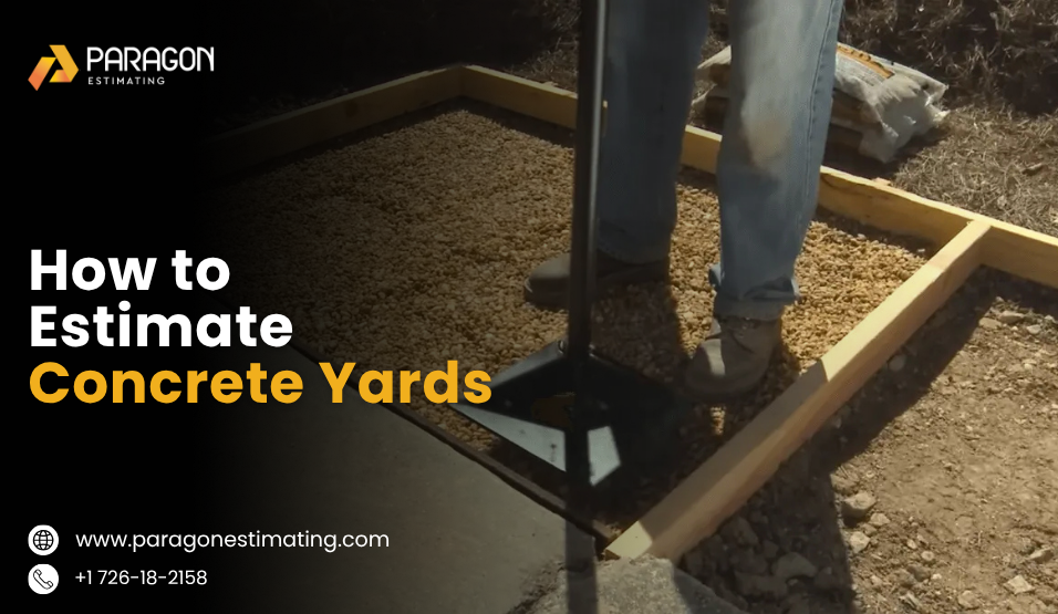 how to estimate concrete yards