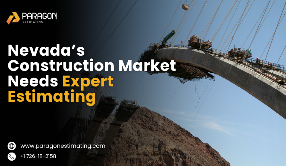 Project manager analyzing digital takeoffs using Nevada construction estimating services.