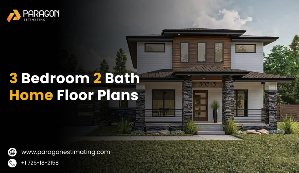 3 bedroom 2 bath home floor plans