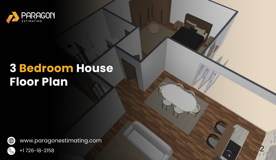 3 bedroom 2 bath home floor plans