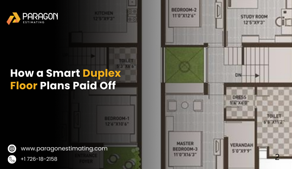 "Stylish duplex floor plans design for contemporary family homes"